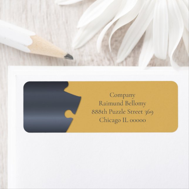 Etiqueta Pieza de rompecabezas (In situ)