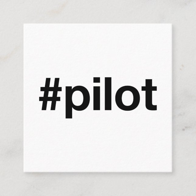Etiqueta PILOT (Anverso)