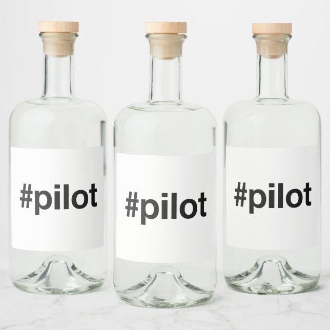 Etiqueta PILOT (Botellas)
