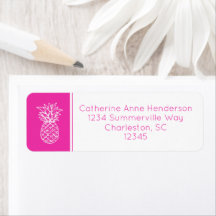 Piña rosa tropical perrito personalizada