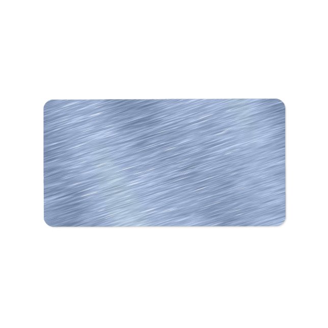 Etiqueta Pincel azul Metalizado texturado (Frente)