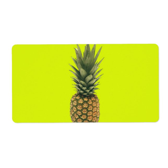 Etiqueta Pineapple dulce (Frente)