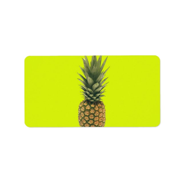 Etiqueta Pineapple dulce (Frente)