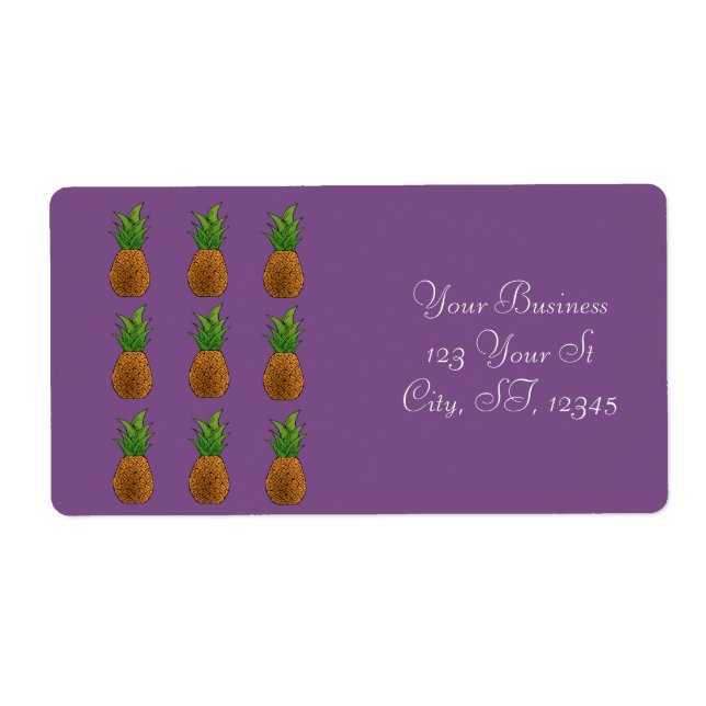 Etiqueta Pineapples Thunder_Cove (Frente)