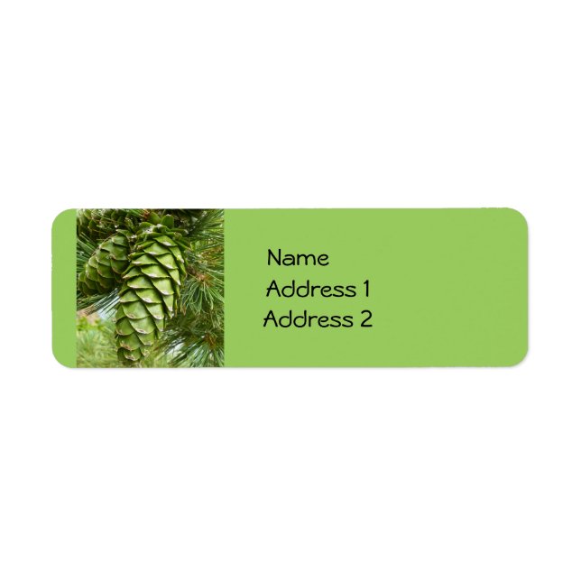 Etiqueta Pinecones Personalizados Labels (Frente)