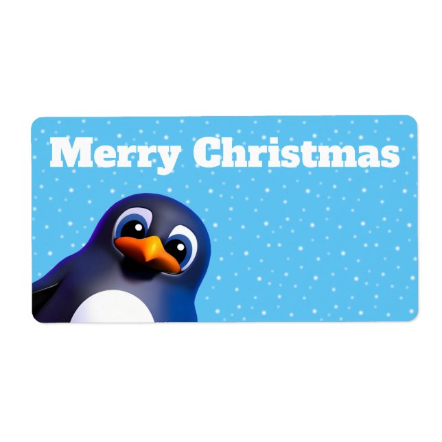 Etiqueta Pingüino (Frente)