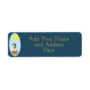 Etiqueta Pingüino al sol