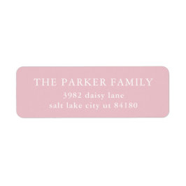 Etiqueta Pink Baby Girl Birth Announcement Envelope