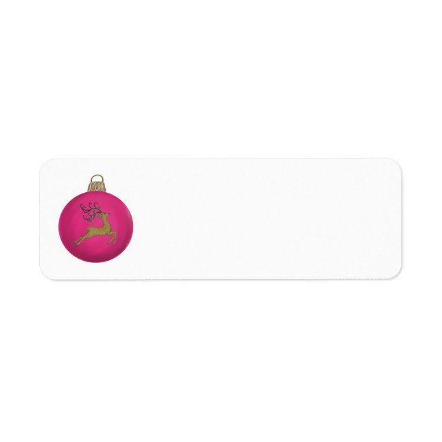 ETIQUETA PINK CHRISTMAS BUBBLE (Frente)