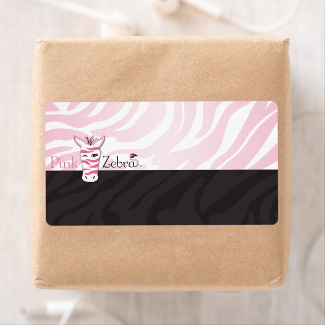 Etiqueta Pink Zebra Blank (In situ)