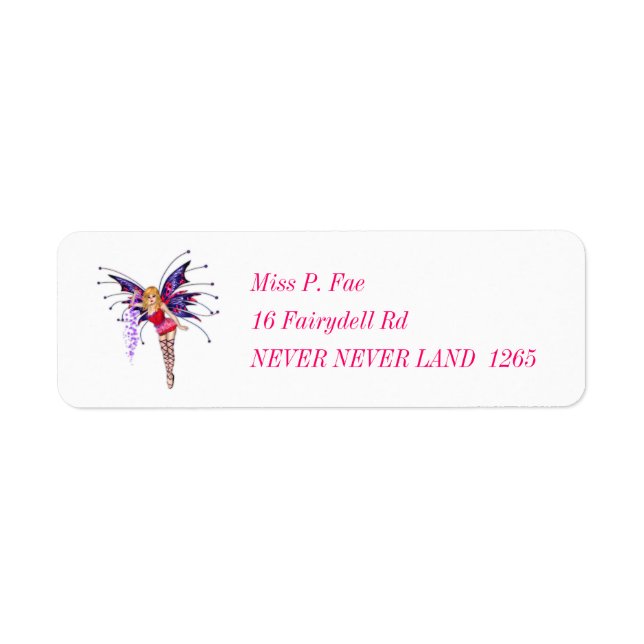 Etiqueta Pinkie Fae (Frente)
