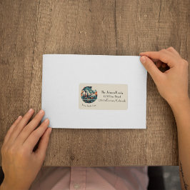 Etiqueta Pinos y picos nórdicos, personalizado