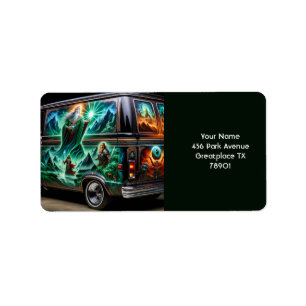Etiqueta Pintura de fantasía del coche
