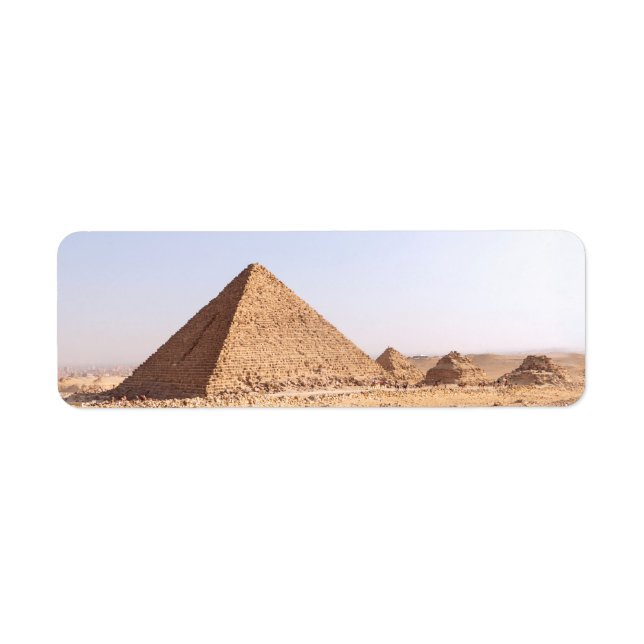 Etiqueta Pirámides de Egipto (Frente)