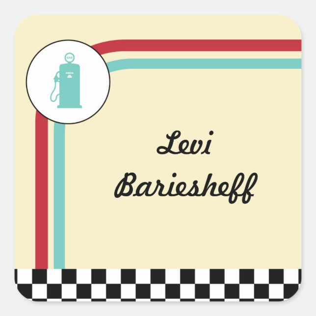 Etiqueta Pit Lane 3" (Anverso)