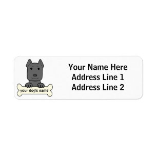 Etiqueta Pitbull personalizado