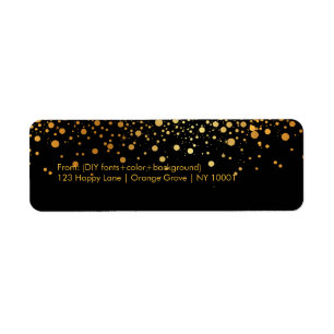 Etiqueta PixDezines deslumbró con oro/fondodebricolaje