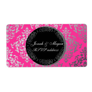 Etiqueta PixDezines Josephine Damask/DIY color