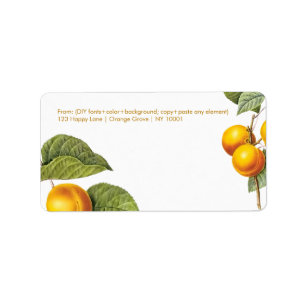 Etiqueta PixDezines Orchard/Peaches/Redoute