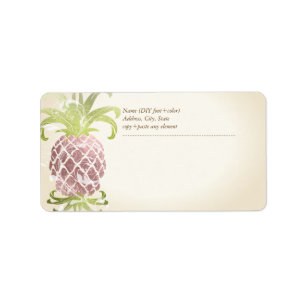 Etiqueta PixDezines Piña/Oro Rosa Falso