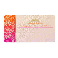 PixDezines rossi damask+tiara