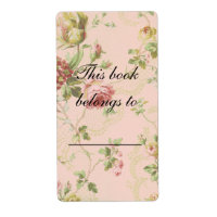 Placa de libro personalizada