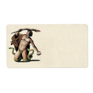 Etiqueta Placa educativa de mitología