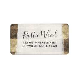 Etiqueta Placas de granjas rústicas de vintage de madera