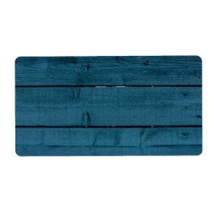 Etiqueta Placas de madera pintadas de azul