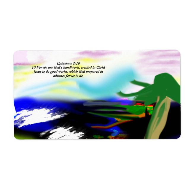 Etiqueta Plan de luz de Jesús (Frente)