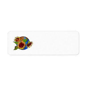 Etiqueta Planeta del girasol