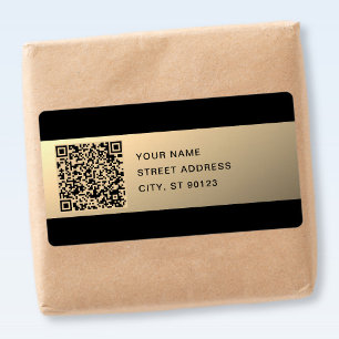 Etiqueta Plantilla de código QR editable instantáneamente  