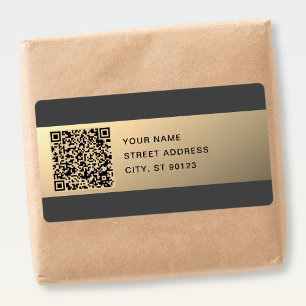 Etiqueta Plantilla de código QR editable instantáneamente  