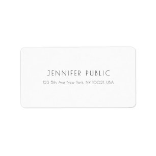 Etiqueta Plantilla de diseño simple Minimalista y moderna