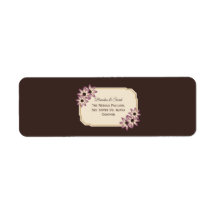 Plantilla de Invitación de Boda Floral Otoñal Eleg