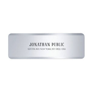 Etiqueta Plantilla de moda Personalizado sencillo elegante 