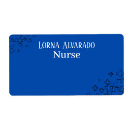 Etiqueta Plantilla de tarjeta profesional de enfermería