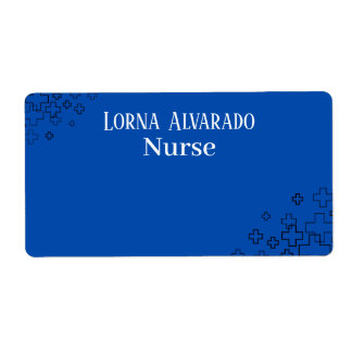Etiqueta Plantilla de tarjeta profesional de enfermería