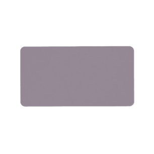 Etiqueta Plantilla de tono de tierra morado vintage Mauve D