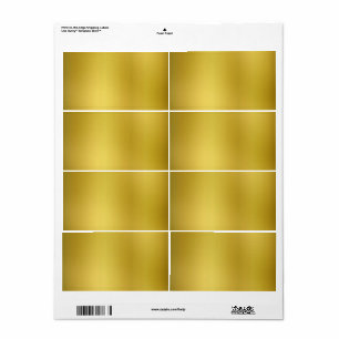 Etiqueta Plantilla del fondo del oro
