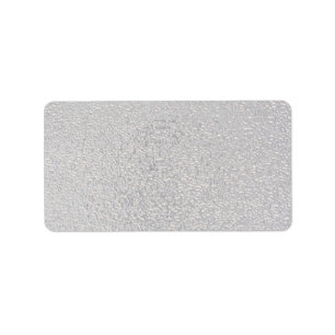 Etiqueta Plata grabado en relieve