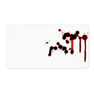 Etiqueta Plátano de sangre del diseñador