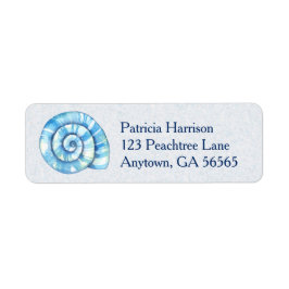 Etiqueta Playa de Seashell