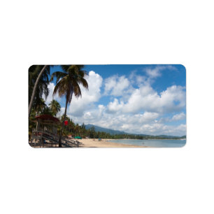 Etiqueta Playa Puerto Rico de Luquillo