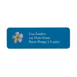 Etiqueta Plumeria Personalizados Labels