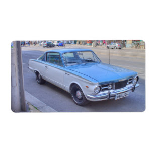 Etiqueta Plymouth Barracuda