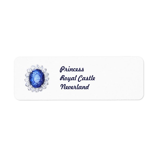 Etiqueta PMACarlson Royal Sapphire (Frente)