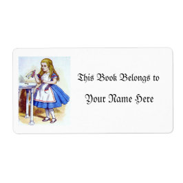Etiqueta Poción "Bebeme" con Alice