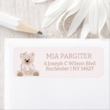 Podemos Esperar A Teddy Bear Baby Shower Rosa