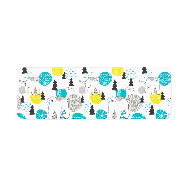 Etiqueta Polar bear (Frente)